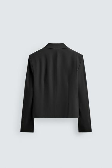 BLAZER COURT DE COSTUME - Noir de Zara - Image 8