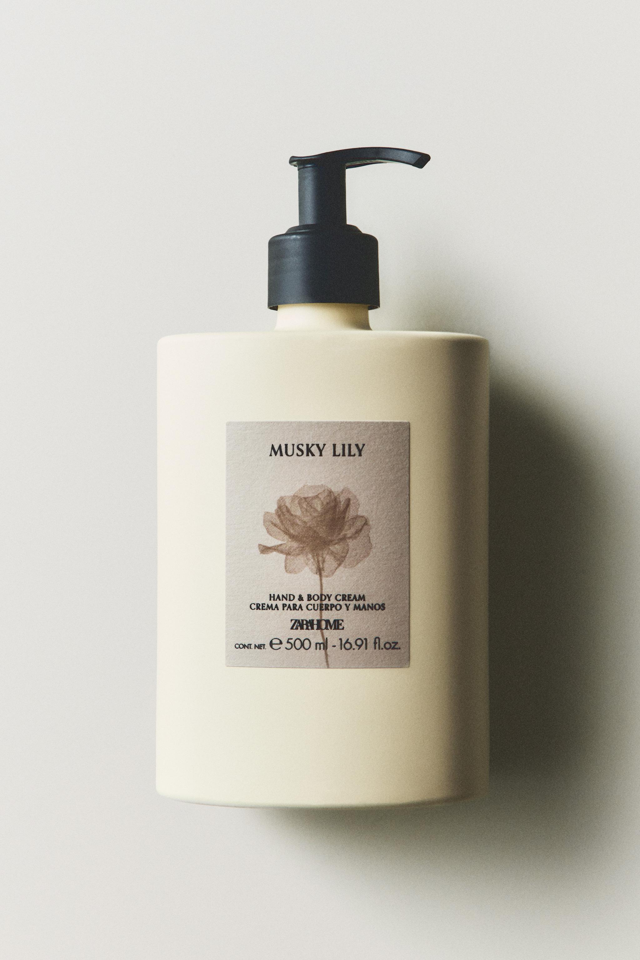 (500 ML) MUSKY LILY HAND AND BODY CREAM