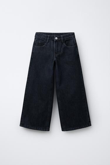 JEAN LARGE AVEC DOUBLURE POLAIRE - Bleu de Zara