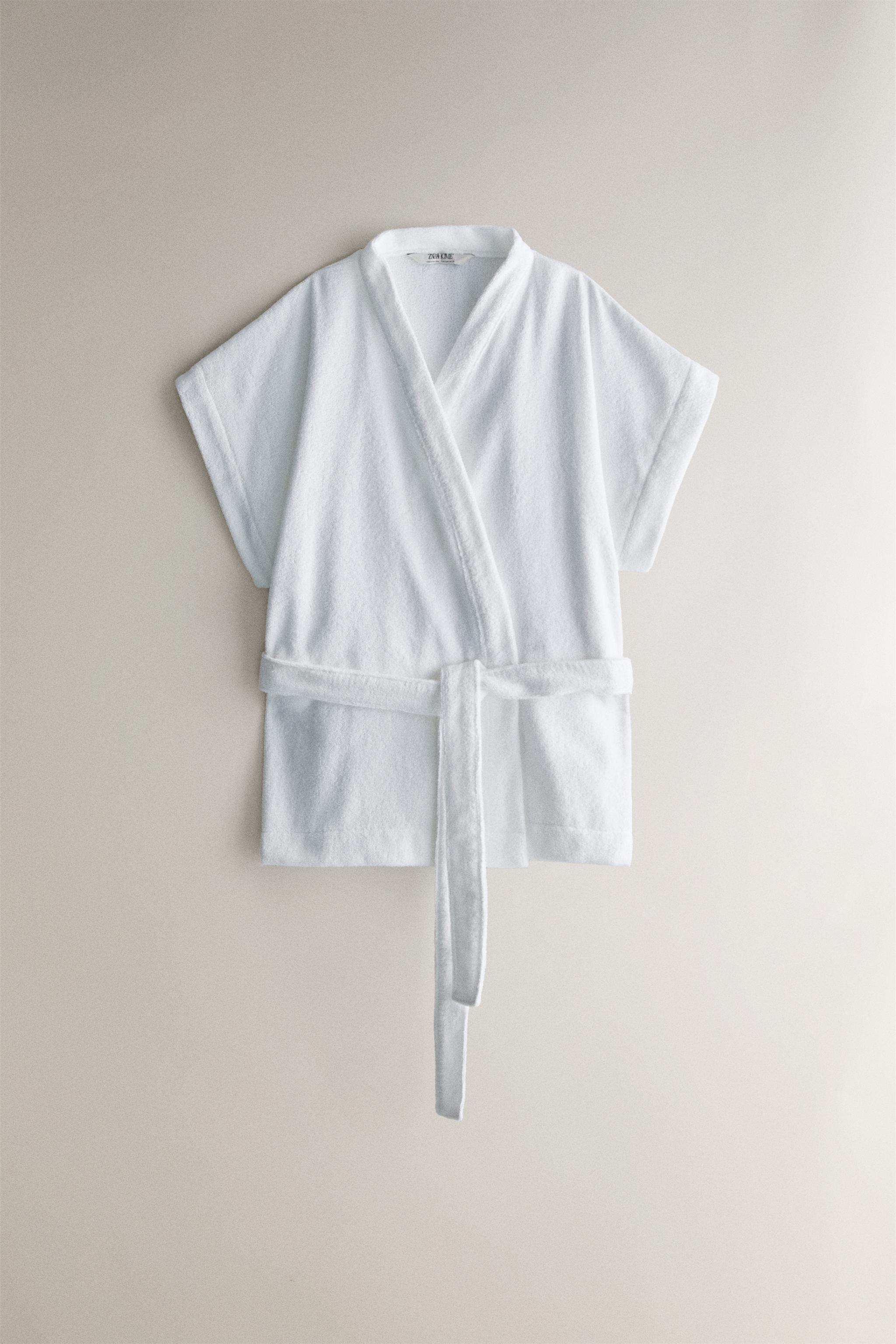 COTTON TERRY KIMONO