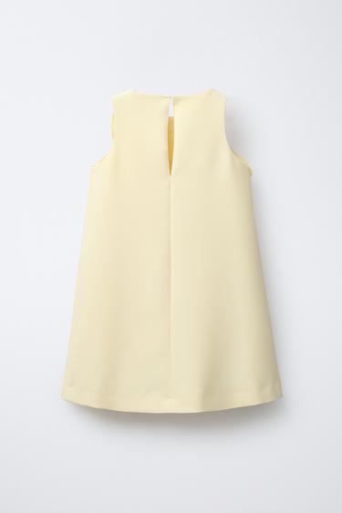 ROBE FLEUR - Jaune pastel de Zara - Image 1