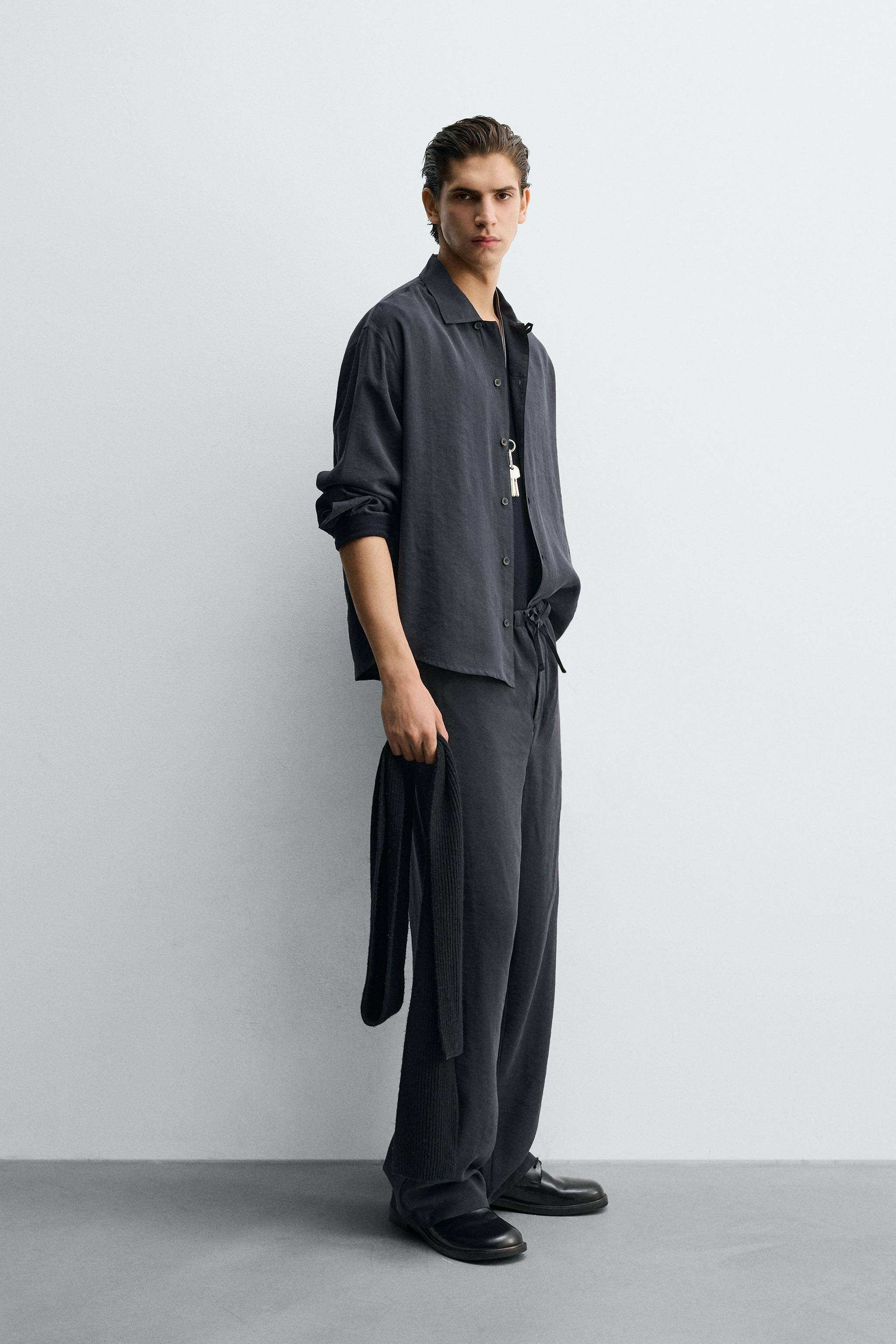 RELAXED FIT FLOWY SHIRT