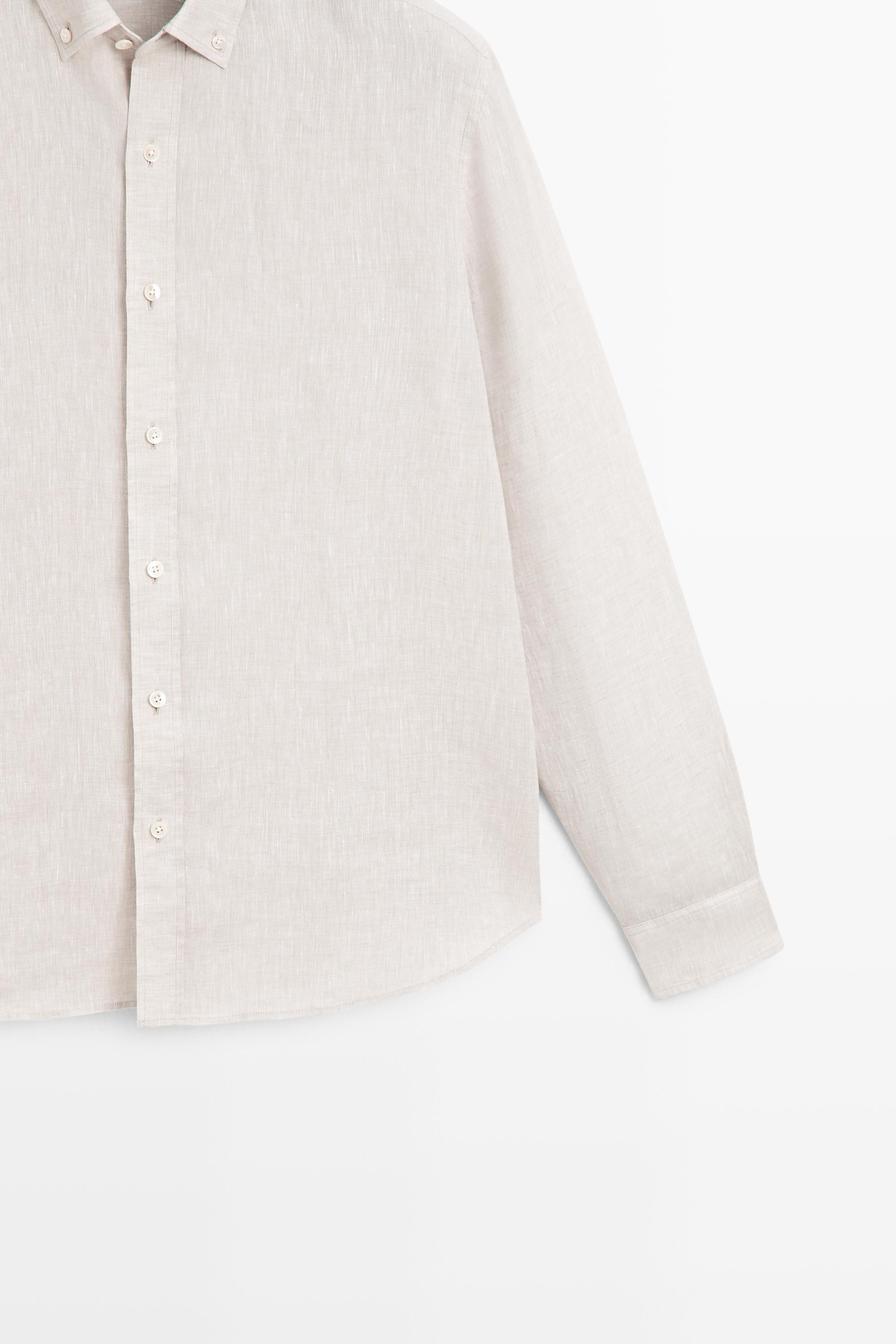 Chemise regular fit 100 % lin