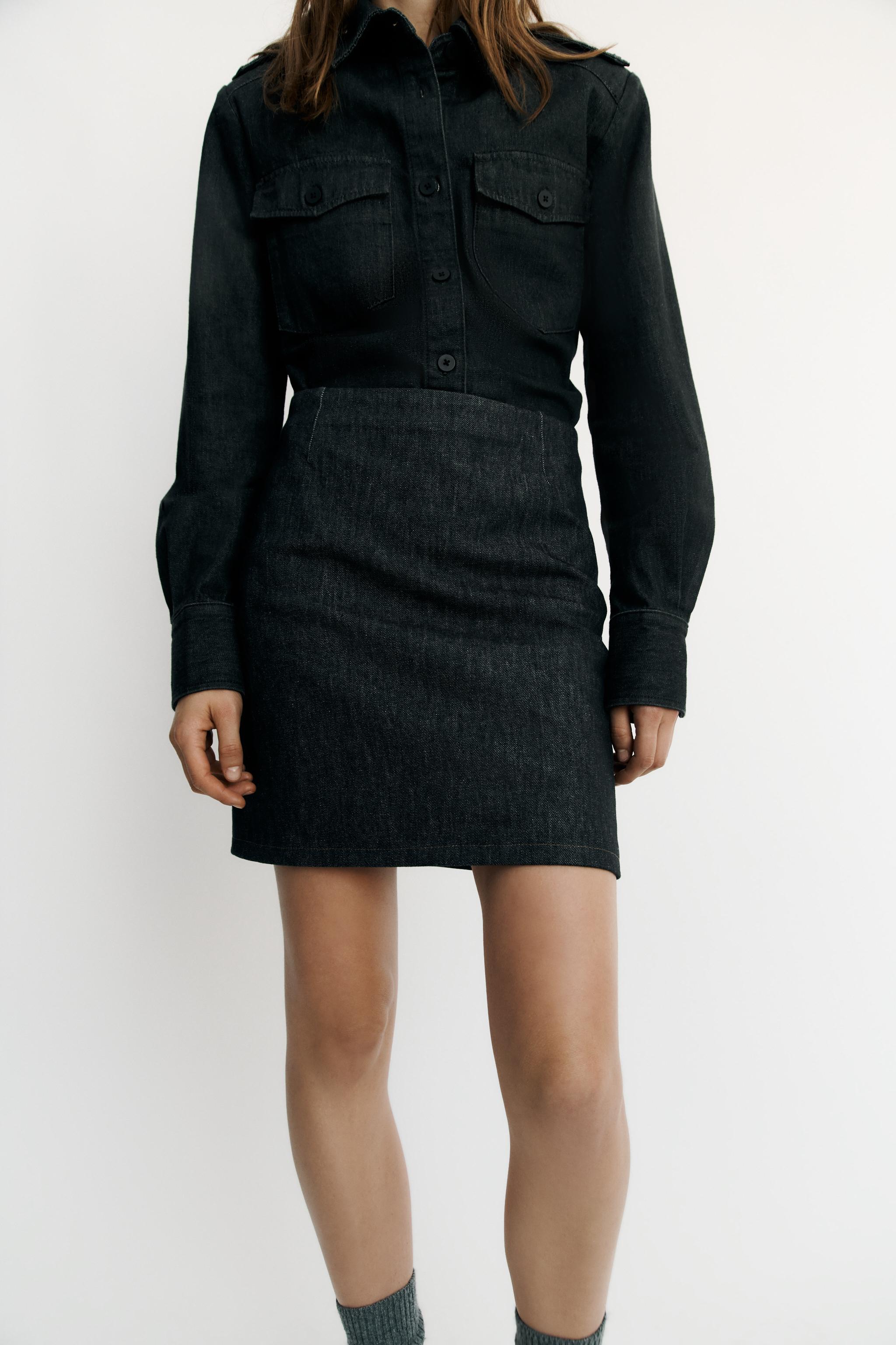 TRF DENIM SKIRT - thumbnail 2