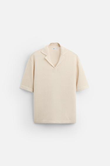 CAMISA POLO PUNTO - Crudo de Zara