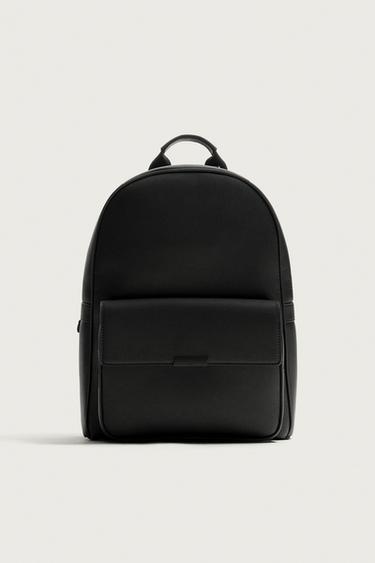 SAC À DOS TEXTURE - Noir de Zara