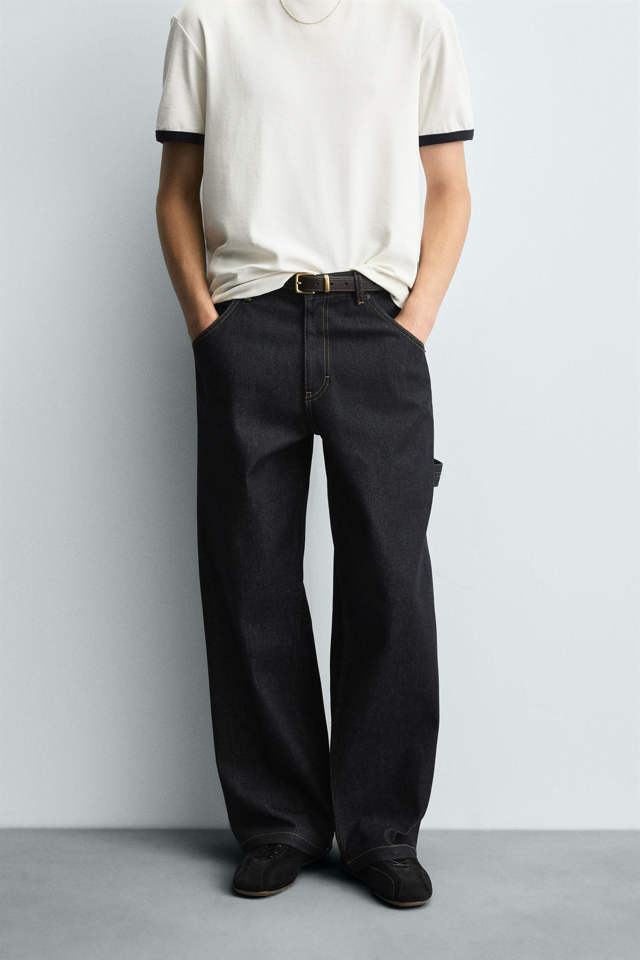  スーパーバギー 夏モデル 30×32 新品未使用 カーペンター バギーフィットジーンズ - ブルー | ZARA Japan / 日本