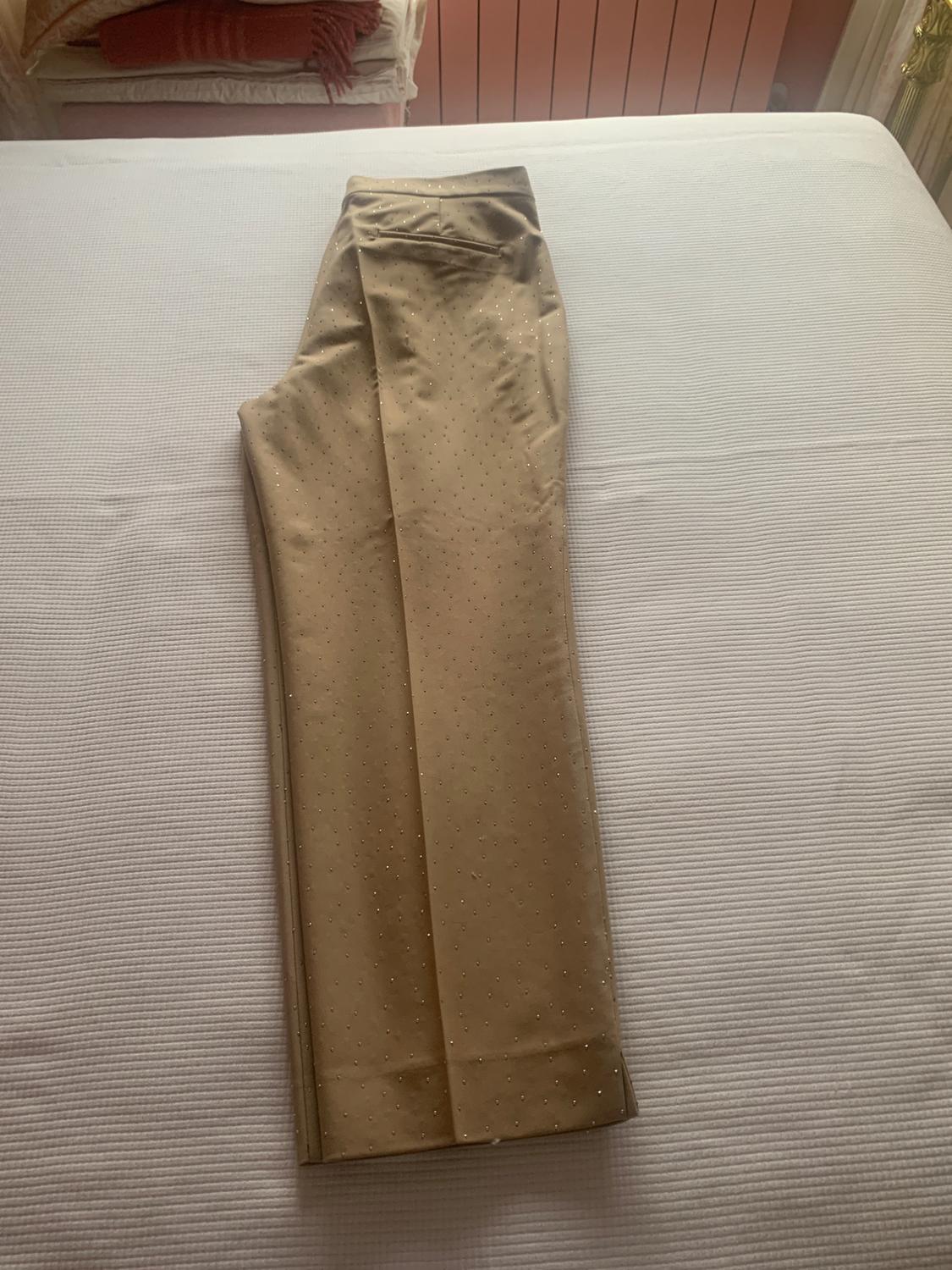 RHINESTONE CROPPED TROUSERS - Image 3