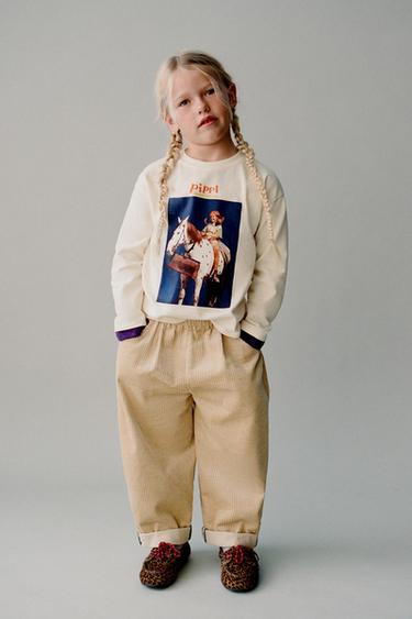 PIPPI LANGSTRUMPF T-SHIRT © ASTRID LINDGREN COMPANY - Weiß von Zara