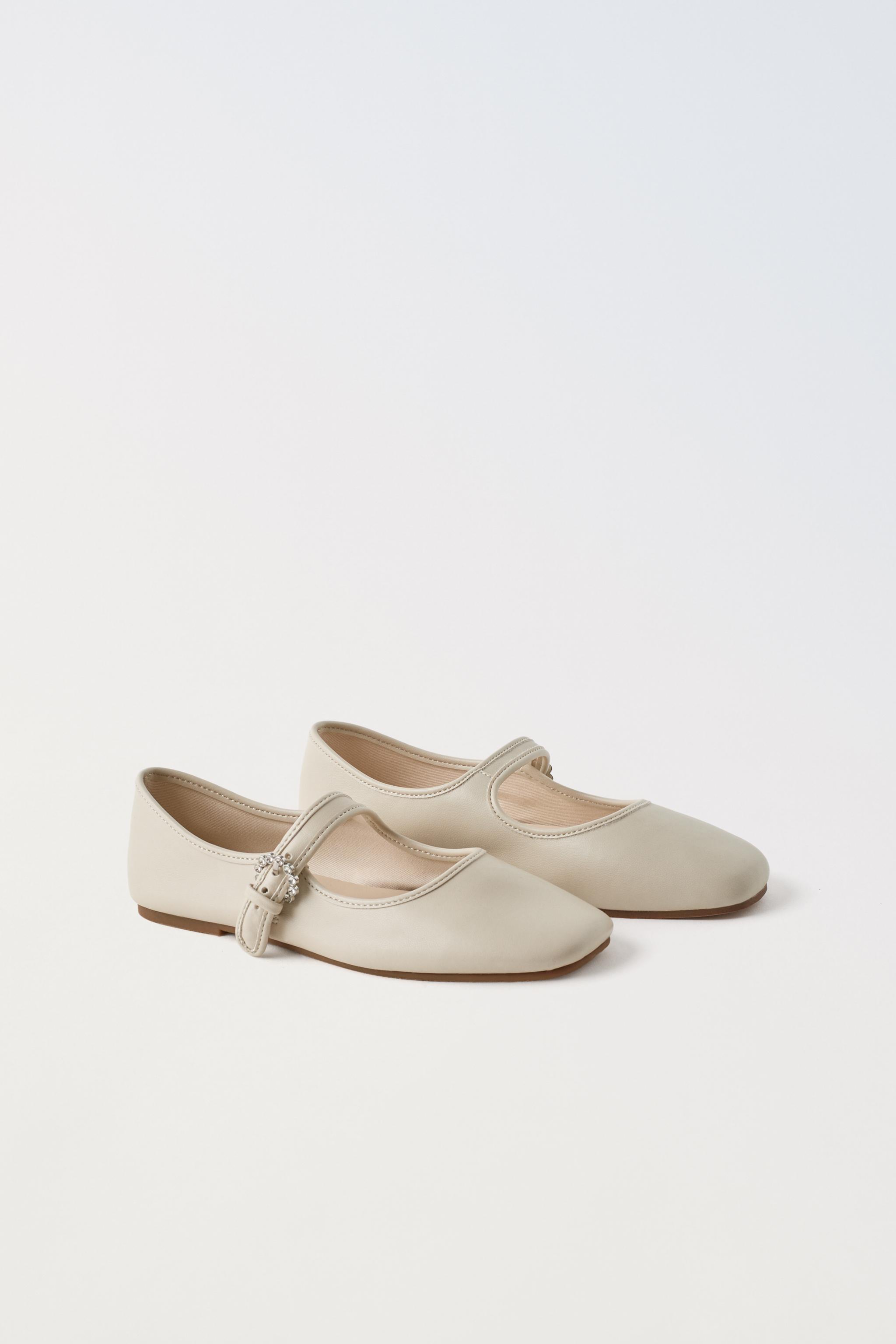 Zara leather fashion ballet flats