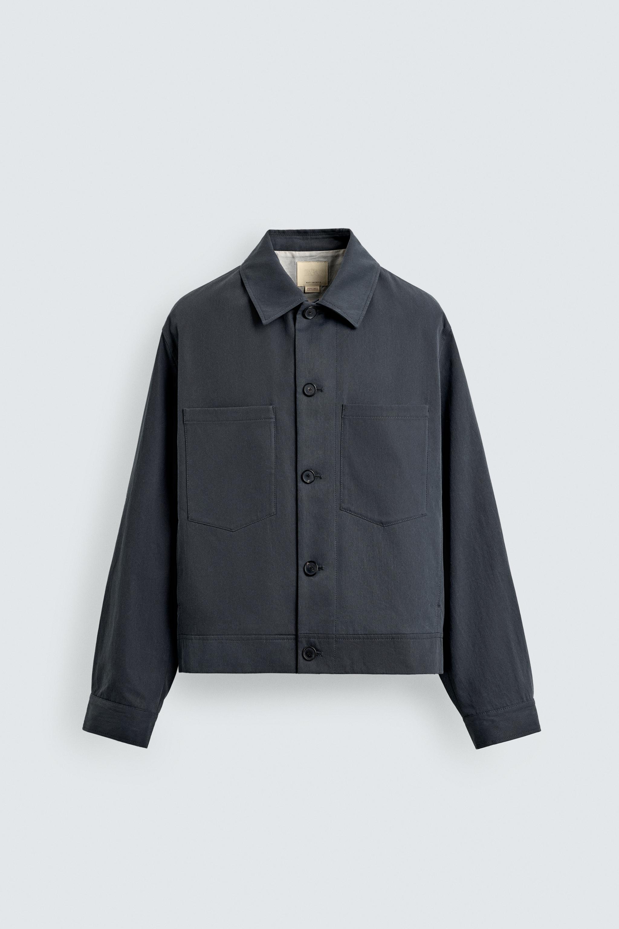 BLOUSON COUPE DÉCONTRACTÉE EN COTON