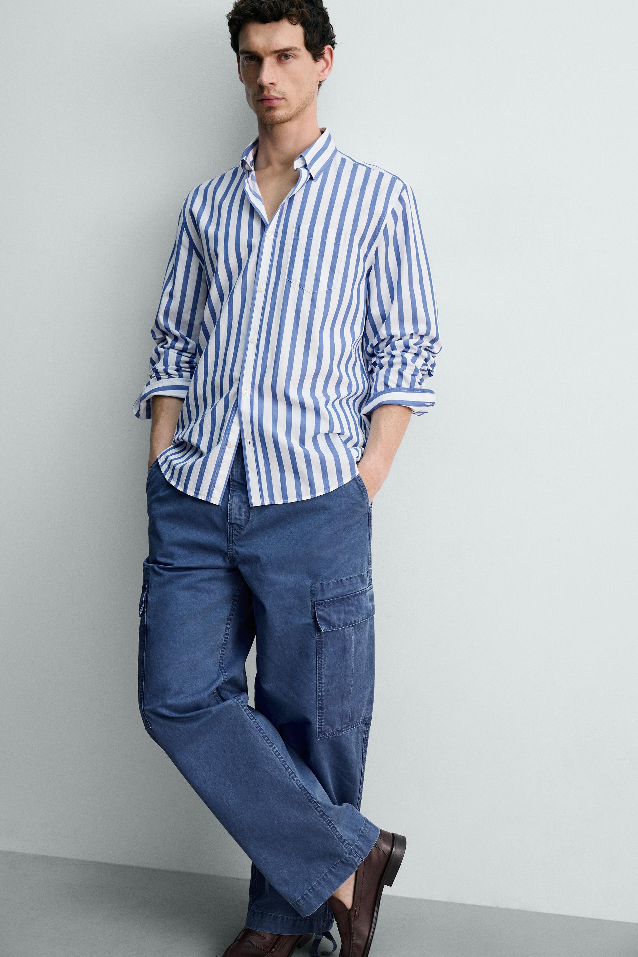 REGULAR FIT STRIPED SHIRT