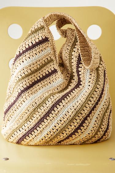 BRAIDED TOTE BAG - Multicoloured by Zara