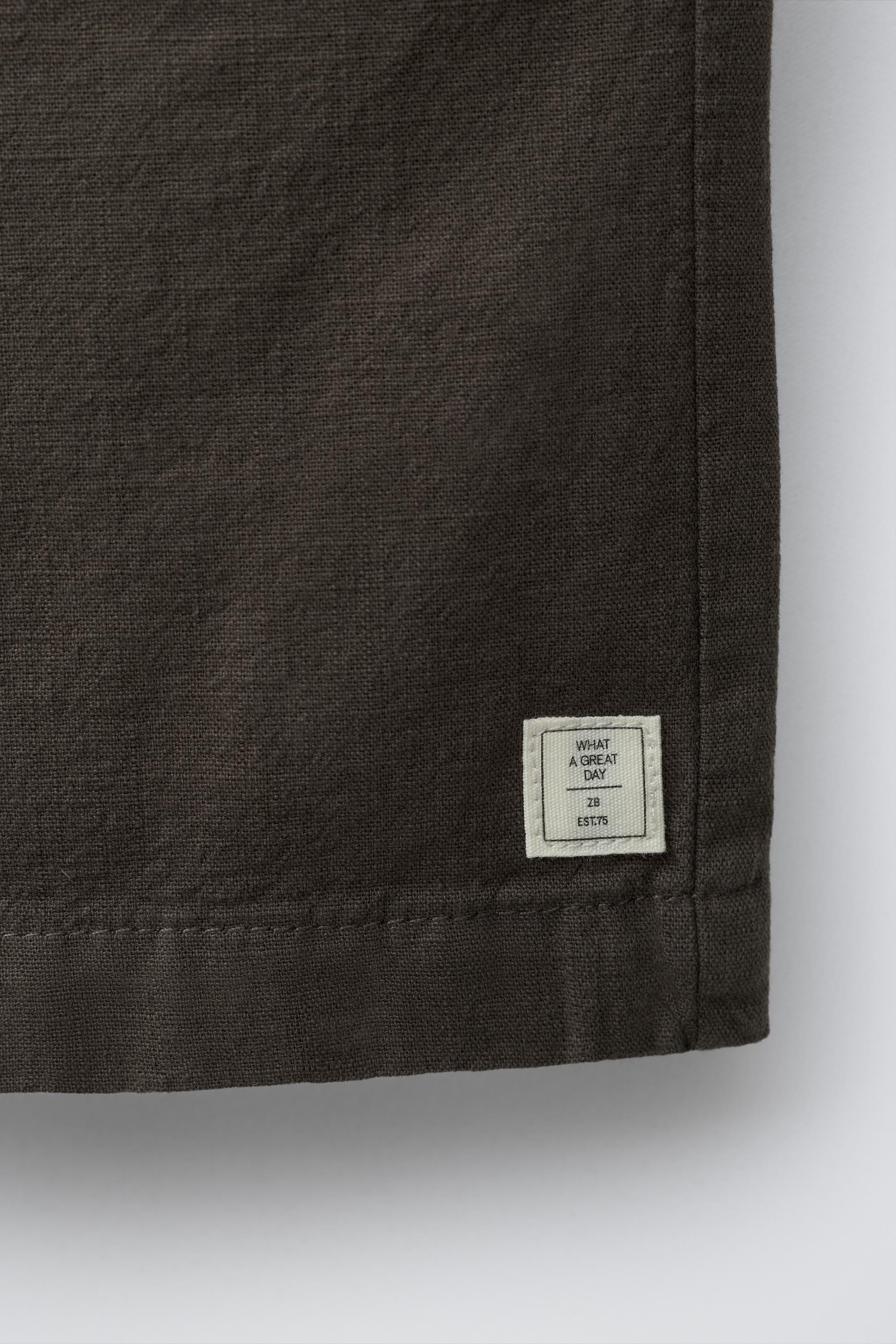 COTTON ELASTIC WAIST SHORTS