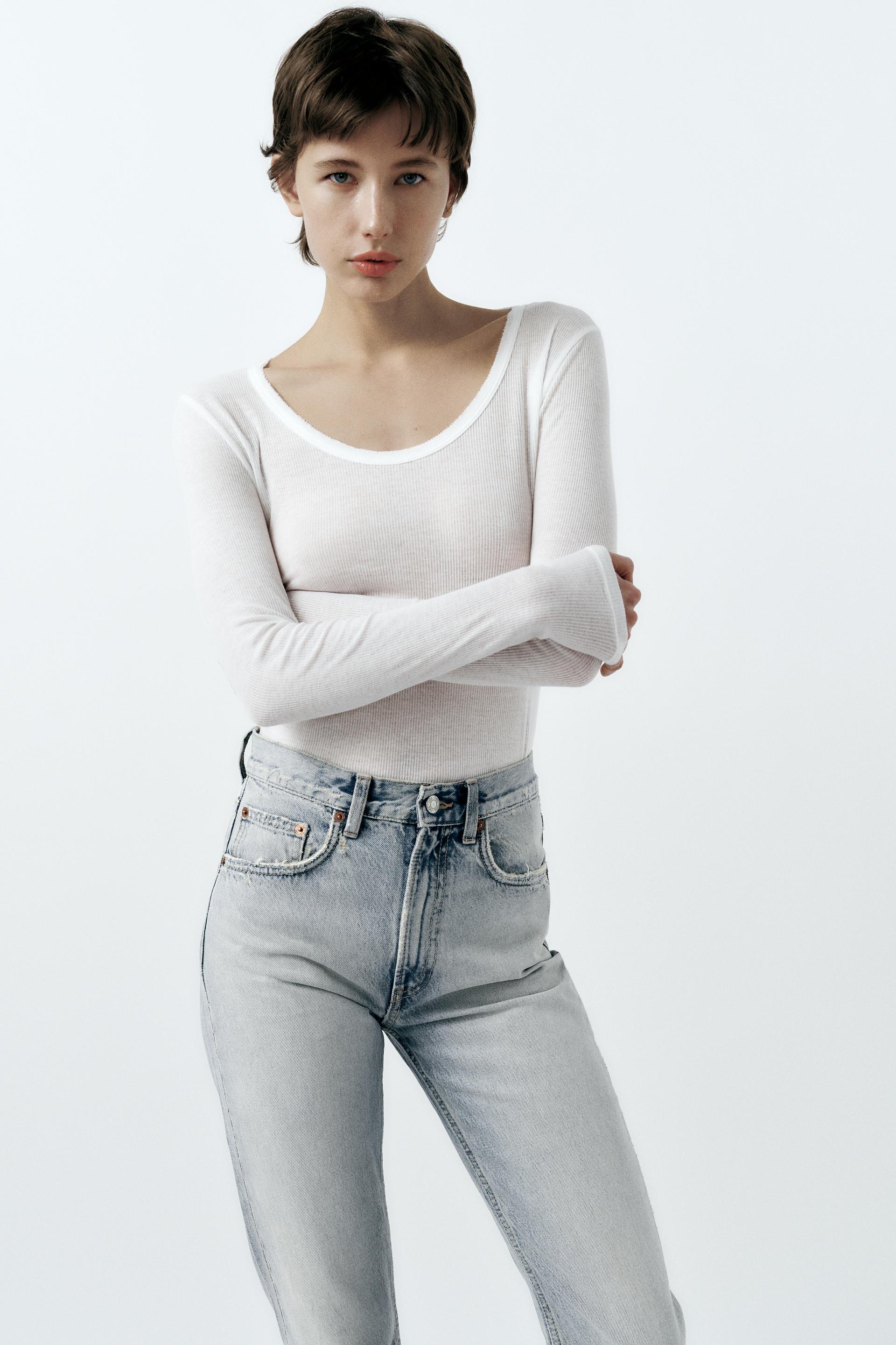 Calça Jeans Zara com Elastano Cintura Alta Tam 36, Calça Feminina Zara  Usado 84814772