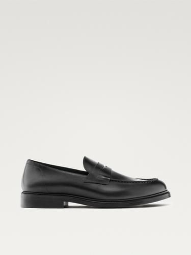 Mocasín vestir napa - Negro de Zara