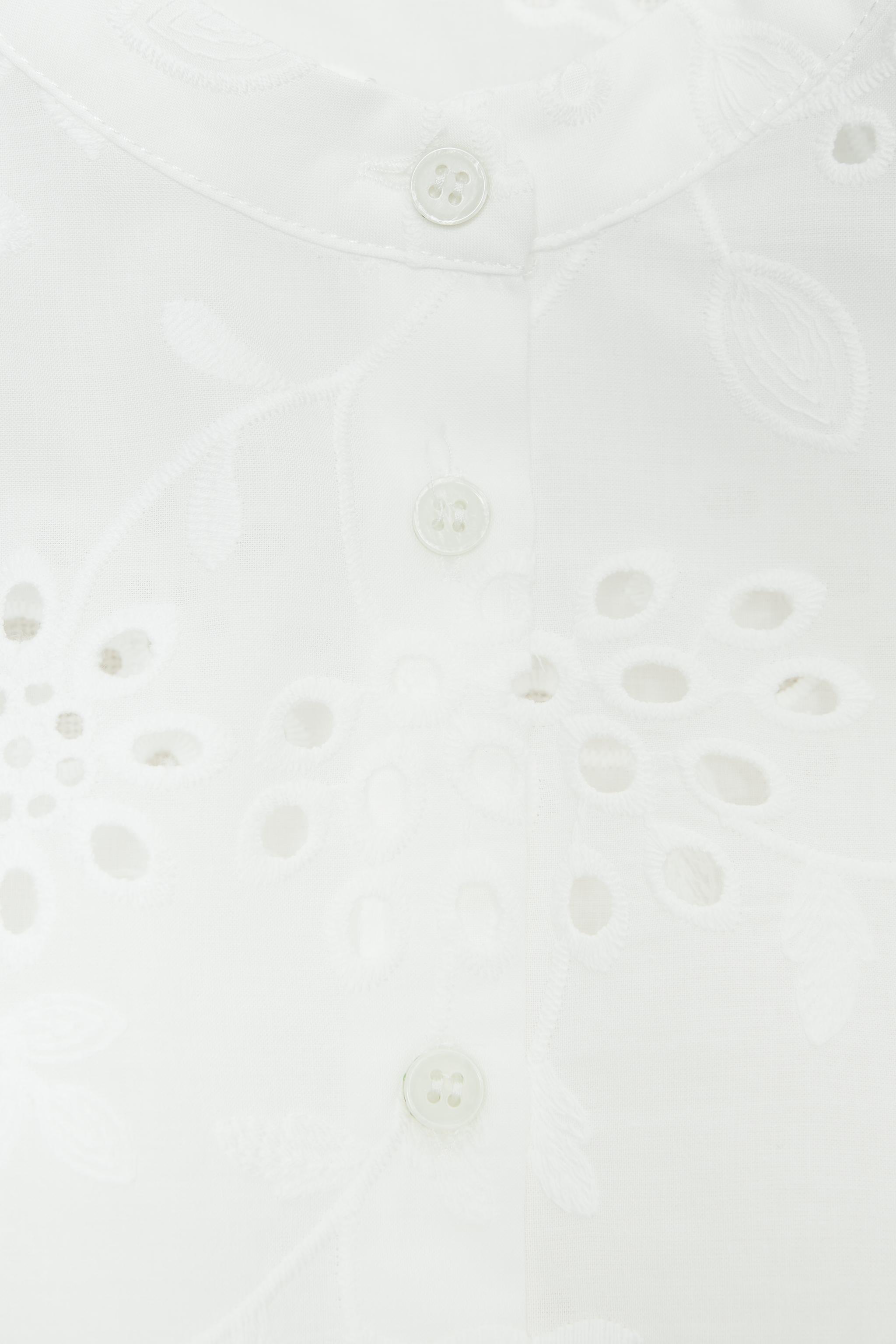 CHEMISE BRODERIES AJOURÉES