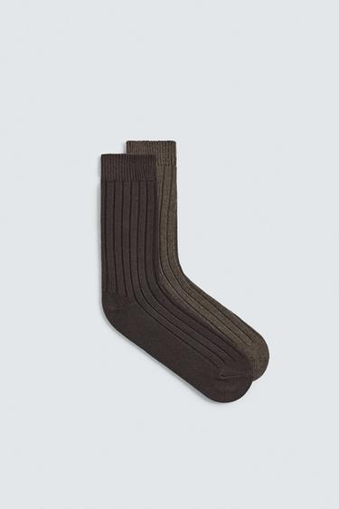 2-PACK OF RIBBED SOCKS - various by Zara - Image 0