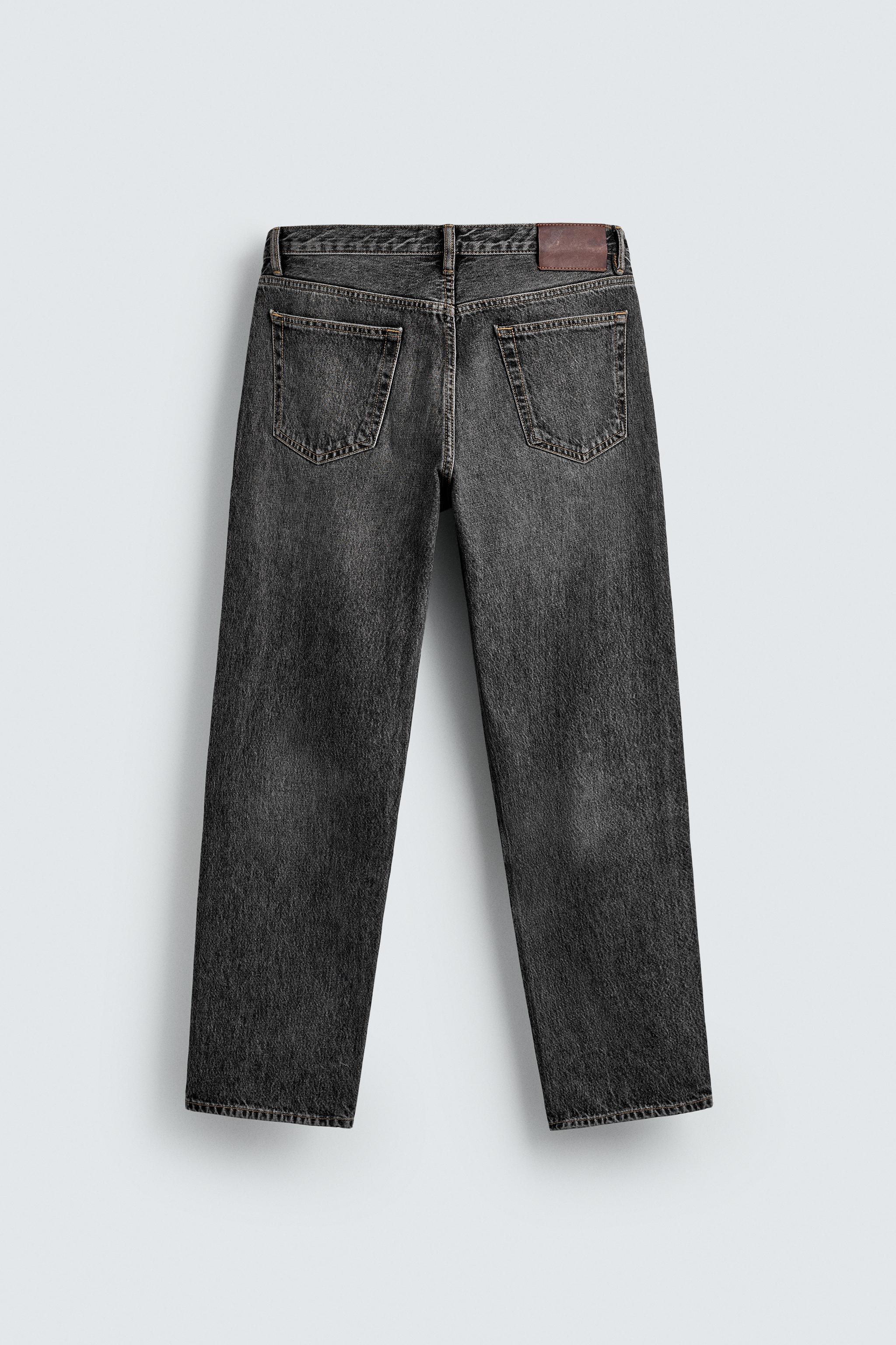 ダークグレー ストレートフィット デニム STRAIGHT FIT デニムパンツ - グレー | ZARA Japan / 日本
