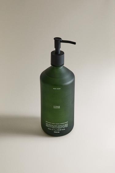 (1 L) SAVON LIQUIDE POUR LE CORPS CITRUS LEAVES - Vert moyen de Zara - Image 1