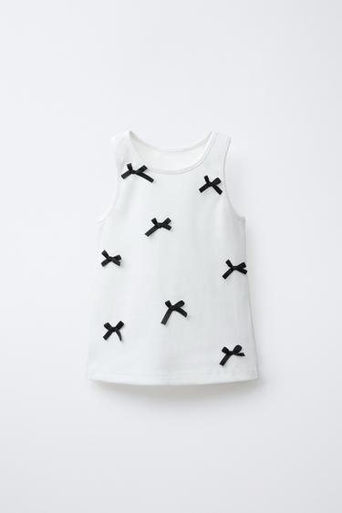 CAMISETA RIB LACITOS - Crudo de Zara - Imagen 0