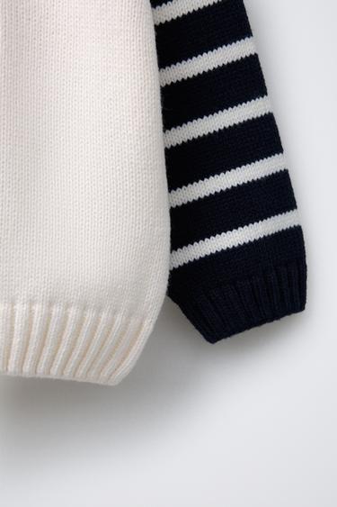 SNOOPY PEANUTS™ KNITTED JUMPER - Ecru by Zara - Image 3