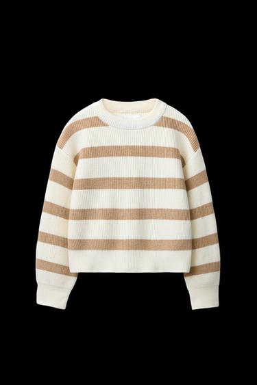 STRIPED KNIT SWEATER - Stripes by Zara - Image 0