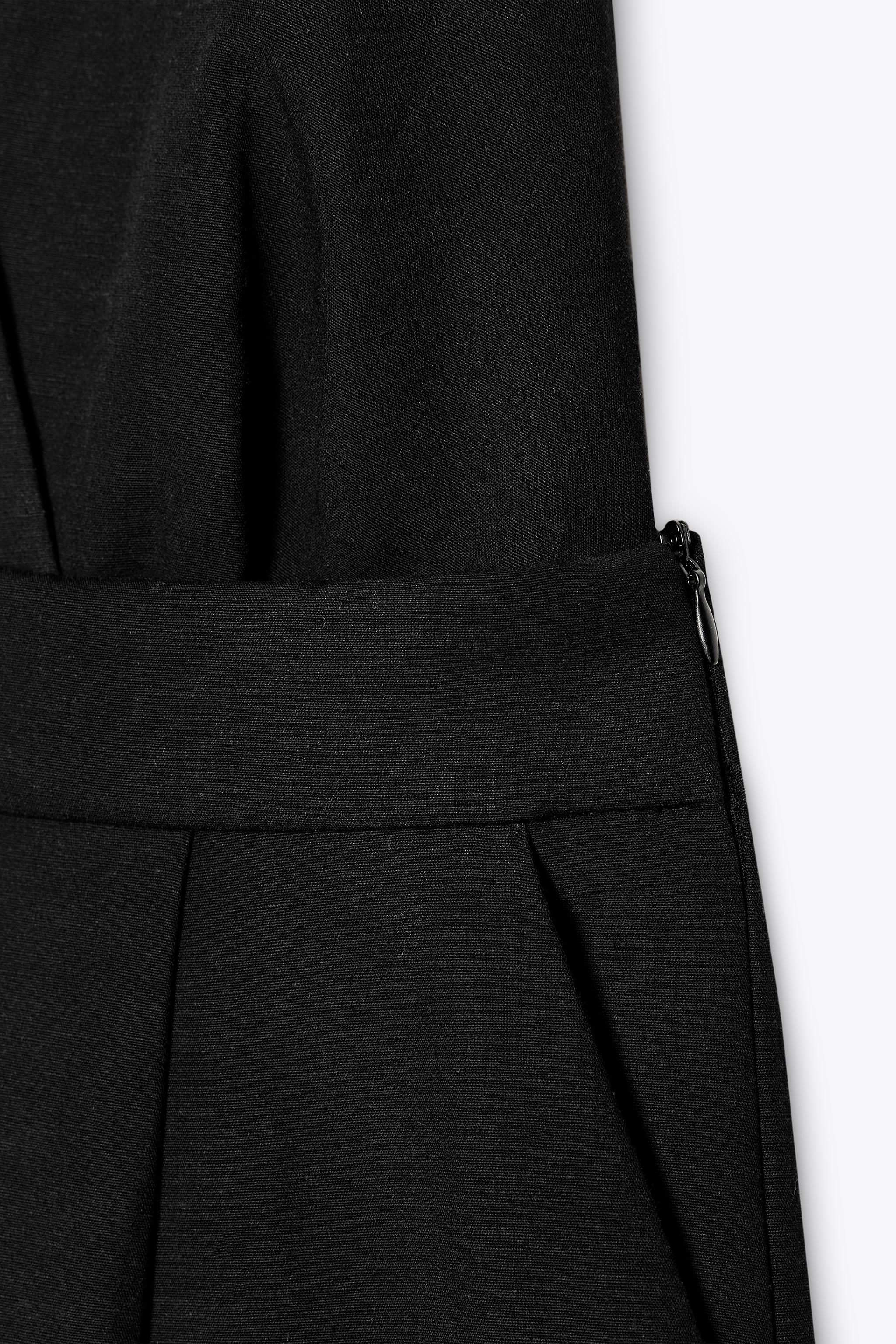 【ZARA】ロング丈ベアバックオールインワン 3152/358/800 ロング丈ベアバックオールインワン - ブラック | ZARA Japan / 日本