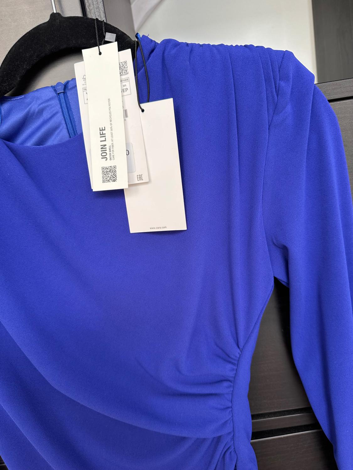 DRAPED SHOULDER PAD BODYSUIT - Image 2
