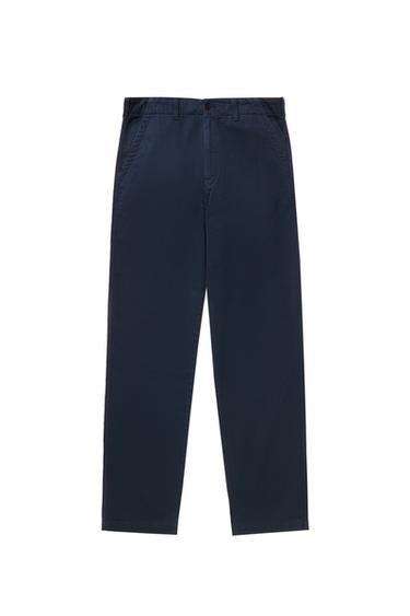 Zara WASHED CARPENTER PANTS - Indigo