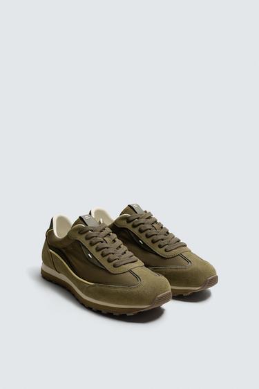 CASUAL TRAINERS - Sea green by Zara
