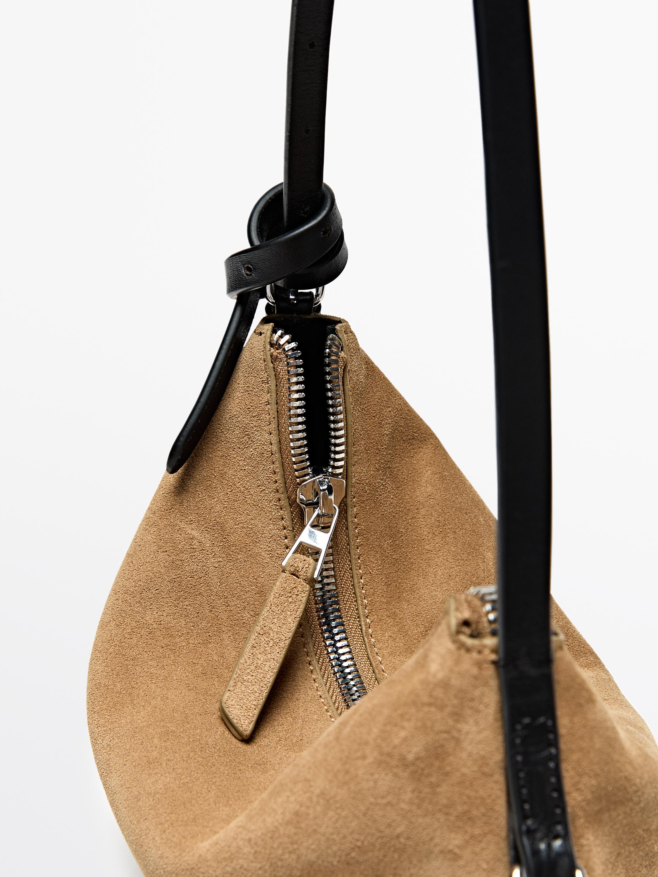 Petit sac en croûte de cuir