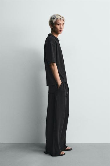 POLO RELAXED FIT OTTOMAN - Noir de Zara - Image 3