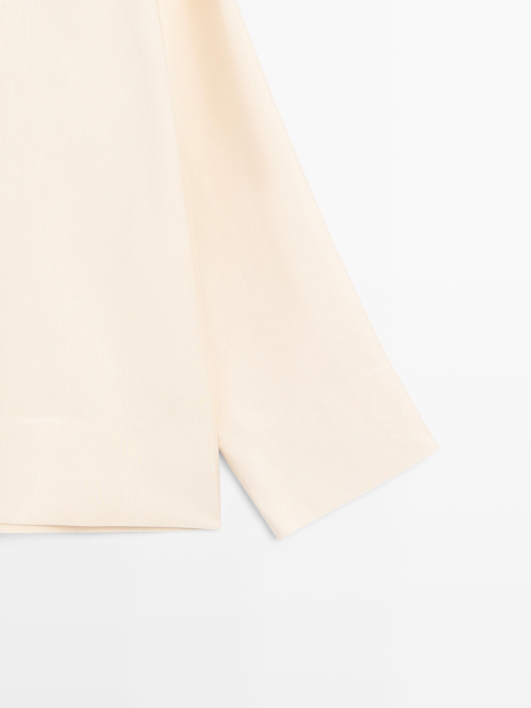 Blouse fluide avec plastron