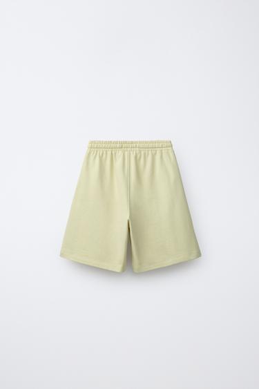 ENSEMBLE T-SHIRT ET BERMUDA - Citron vert de Zara - Image 4