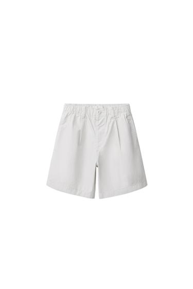 BALLOON BERMUDA SHORTS WITH ELASTICATED WAIST - 771 by Zara - Image 0