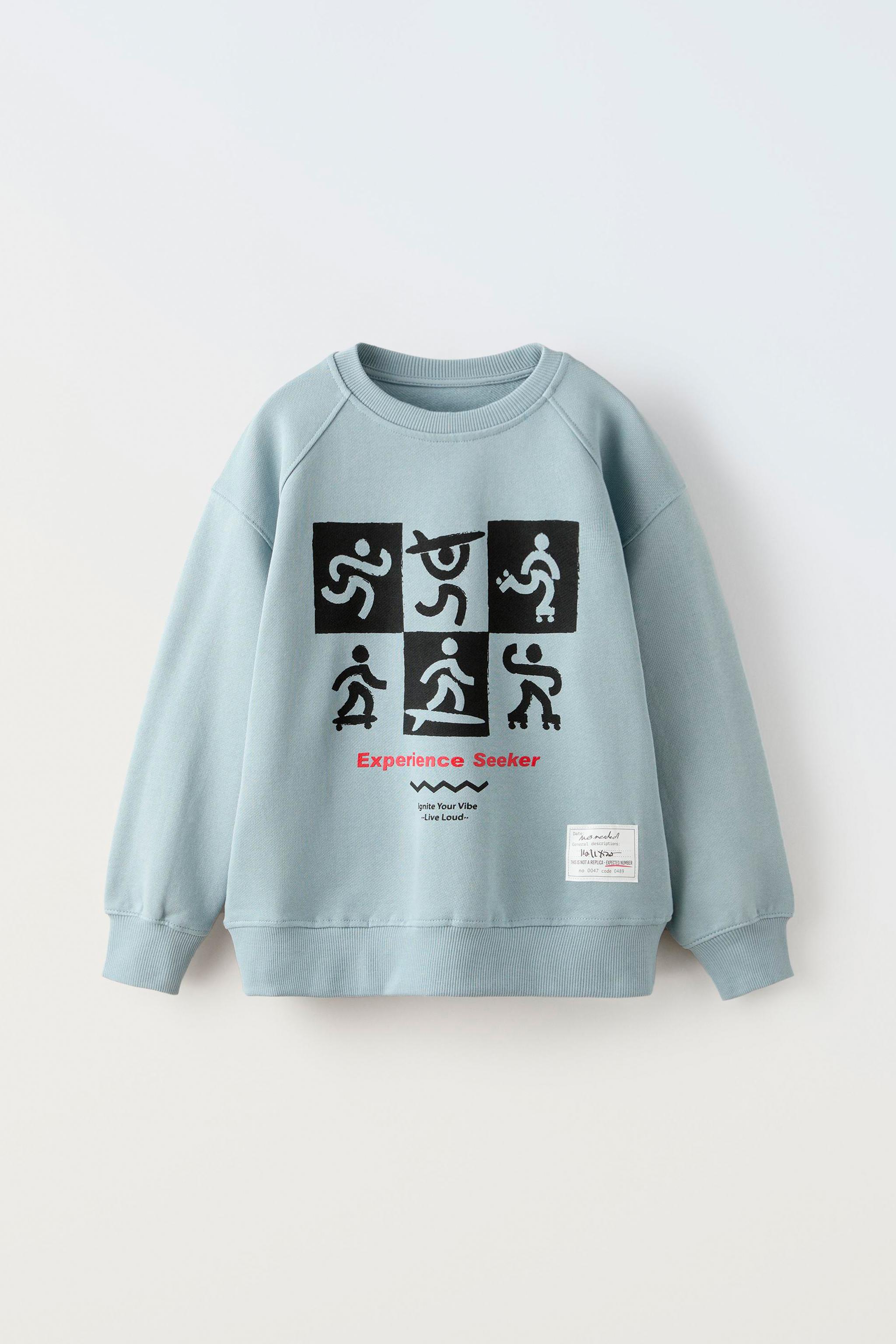 Zara discovery channel sweatshirt sales