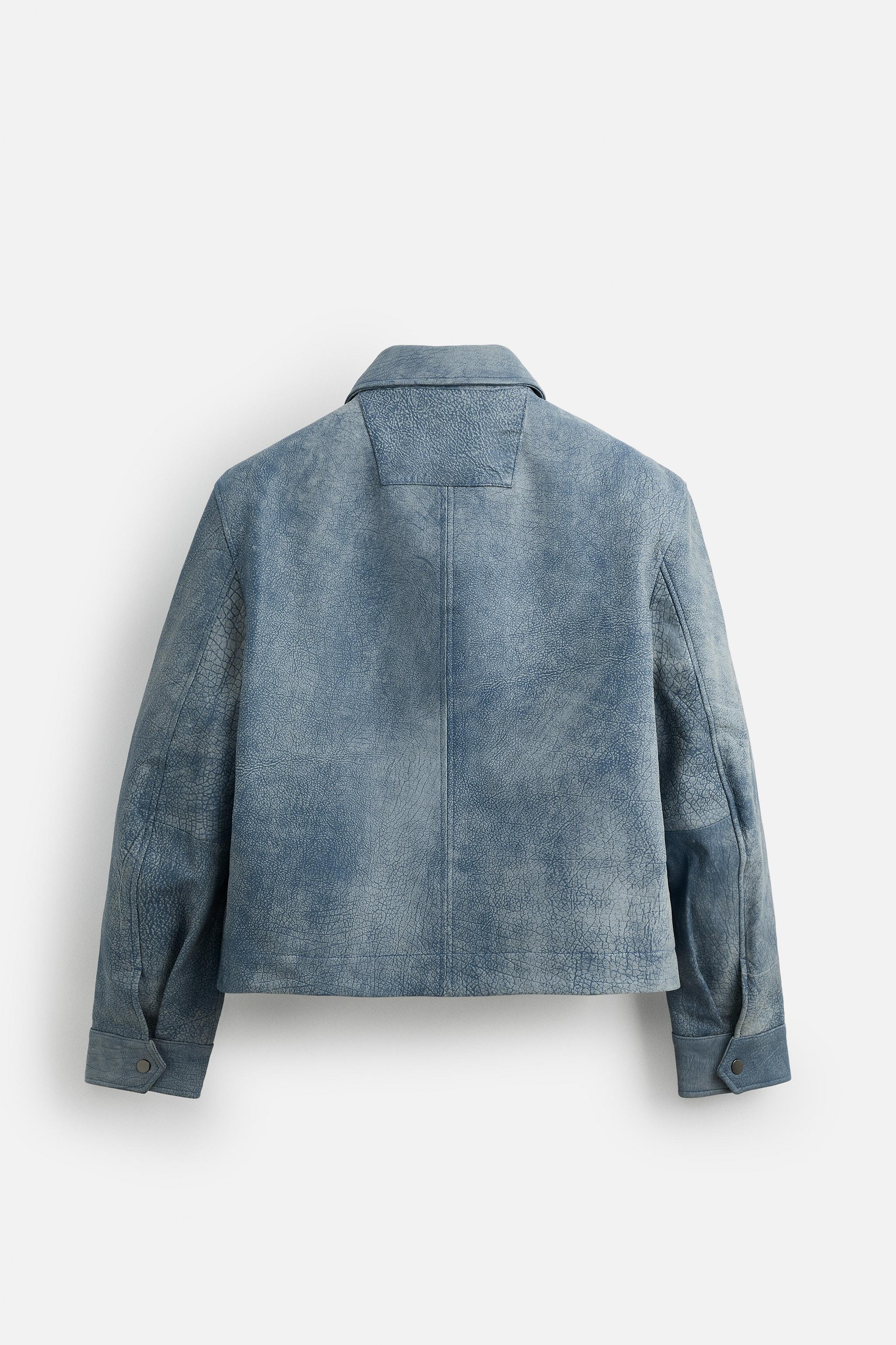 WASHED LEATHER JACKET