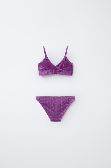 6-14 YEARS / SPARKLY STAR BIKINI - Magenta by Zara - Image 1