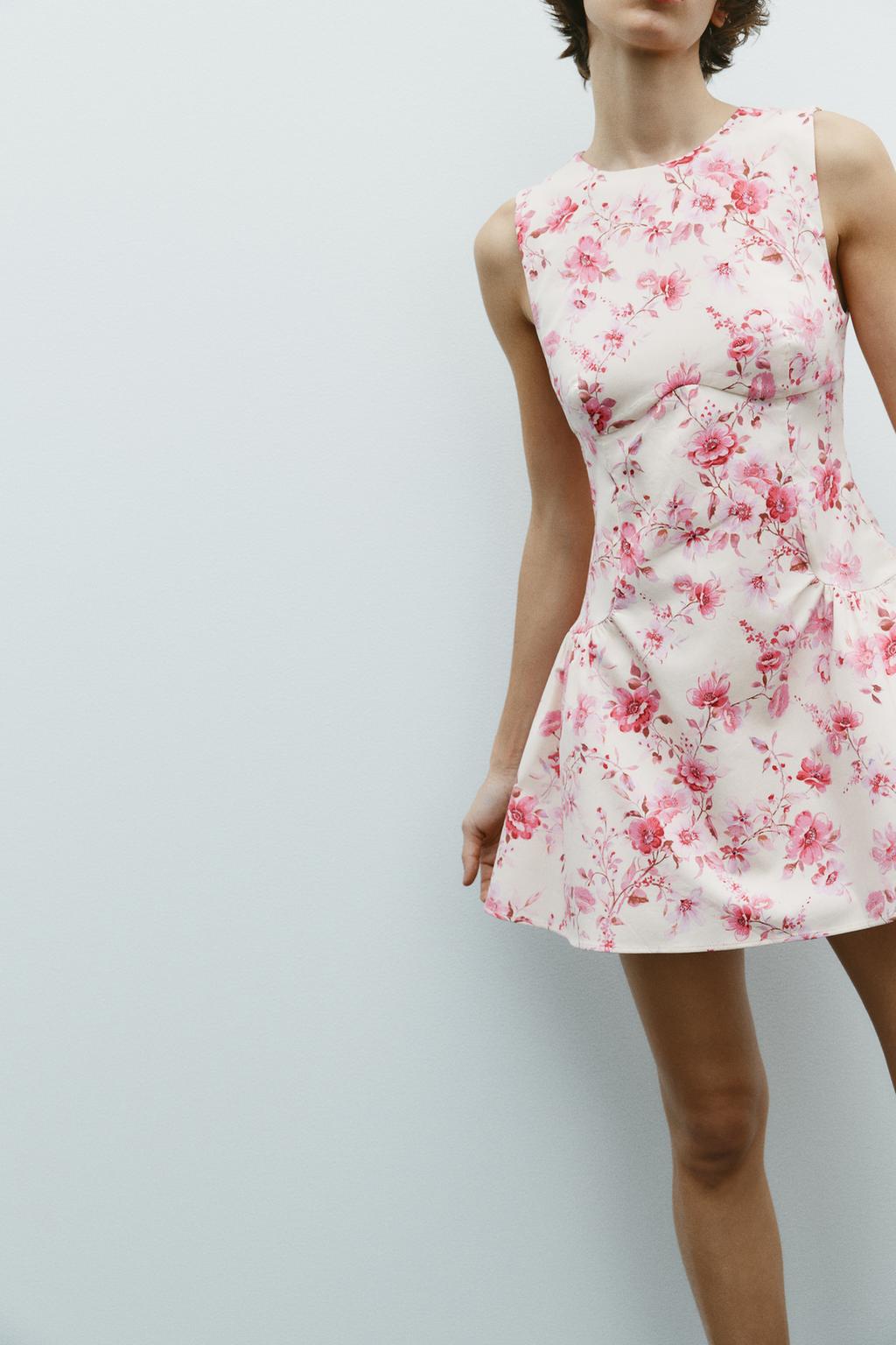 Thumbnail image for POPLIN FLORAL PLAYSUIT DRESS