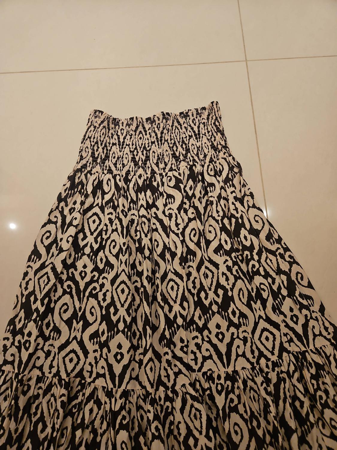 PRINTED MIDI SKIRT - Image 4