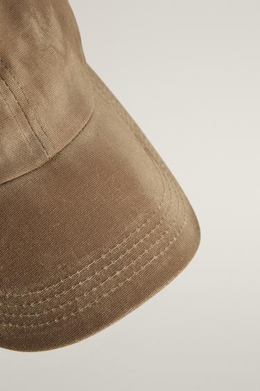 WAXED COTTON CAP — Greenish 2