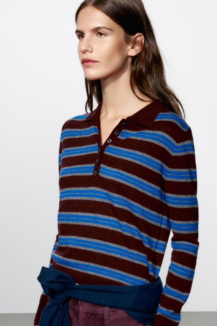 POLO 100% LANA EXTRASUAVE RAYAS