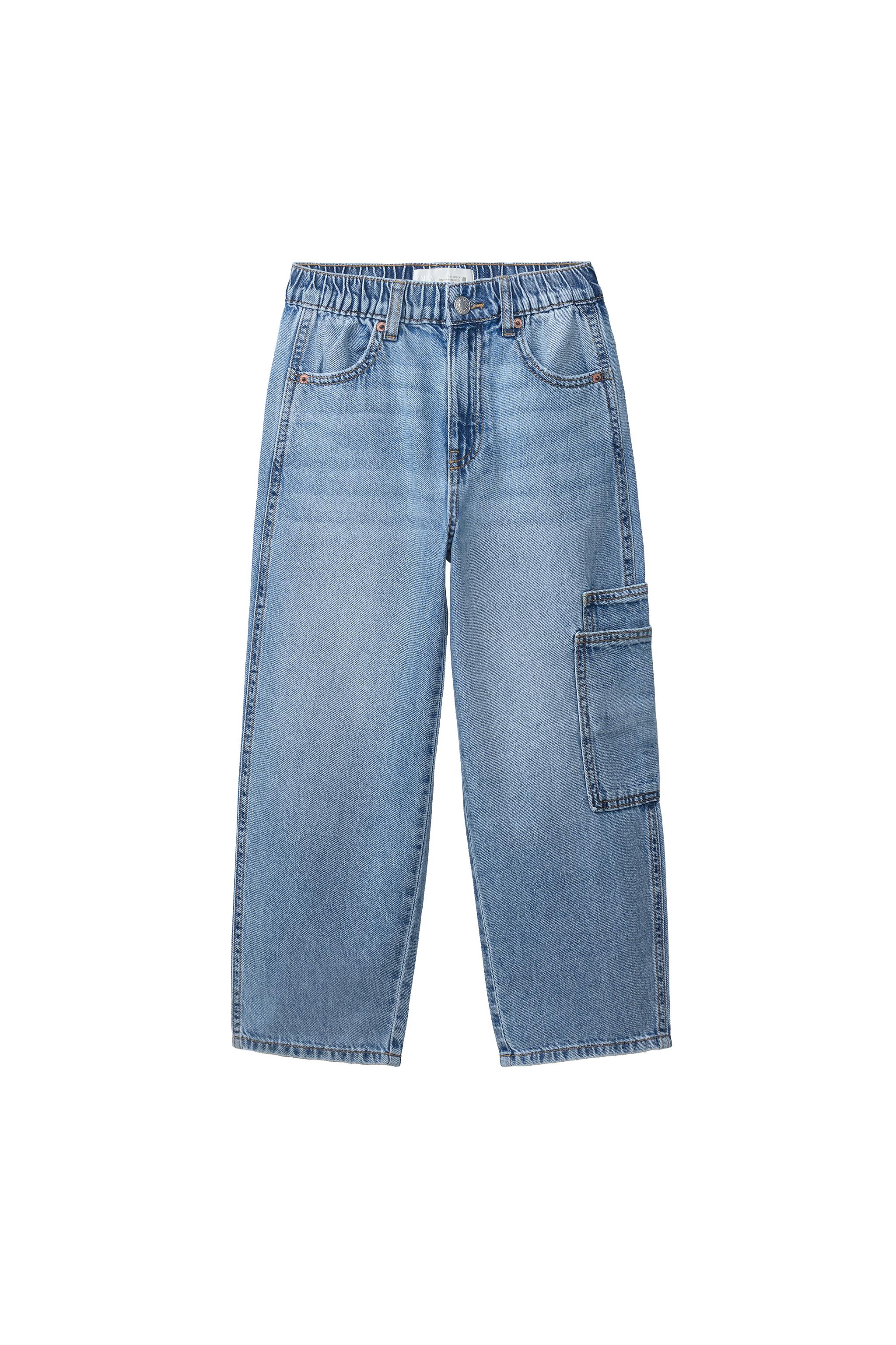 ルーズフィット カーゴデニムパンツ - ライトブルー | ZARA Japan / 日本 ルーズフィット カーゴデニムパンツ - ライトブルー | ZARA Japan / 日本