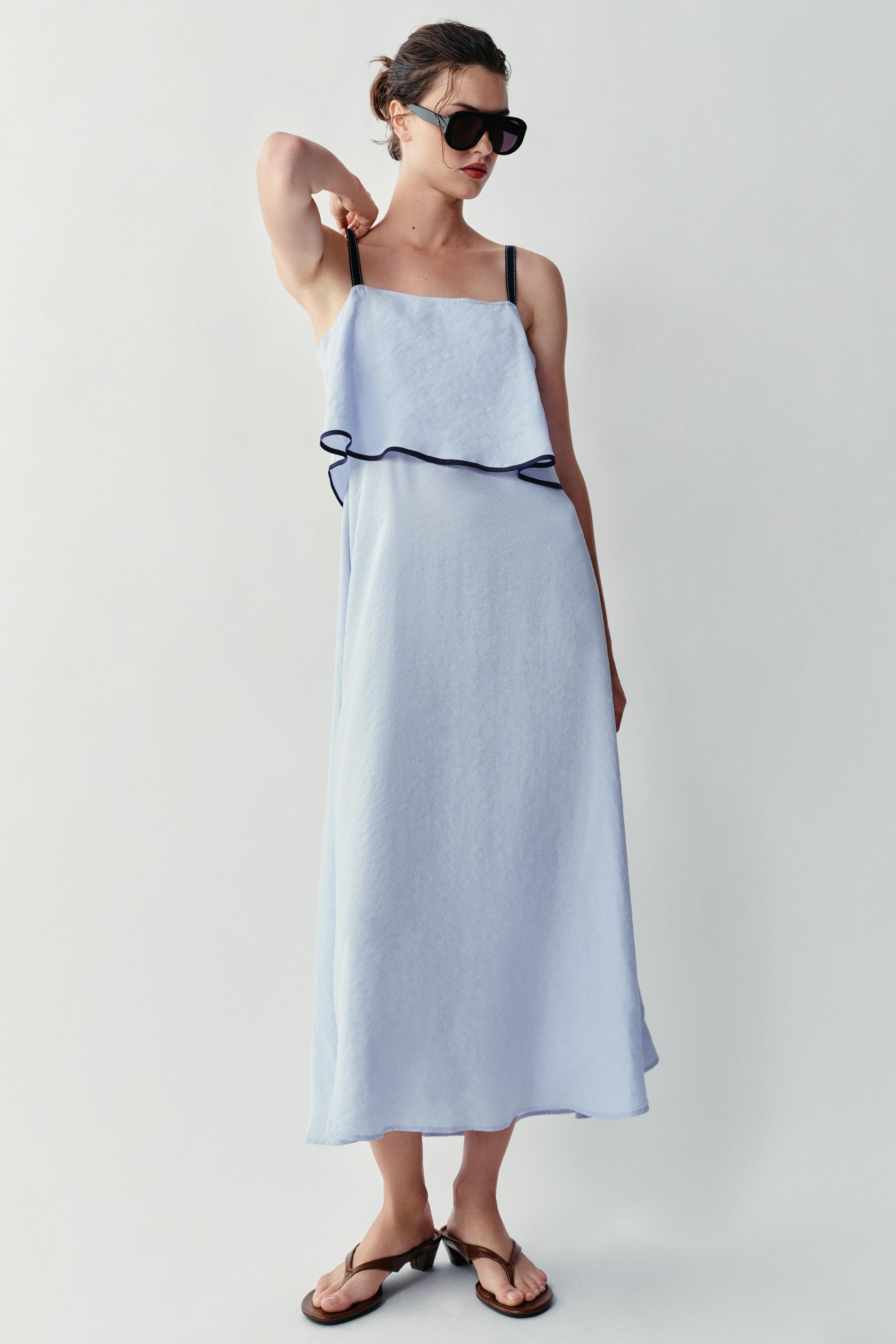 COMBINATION MIDI DRESS