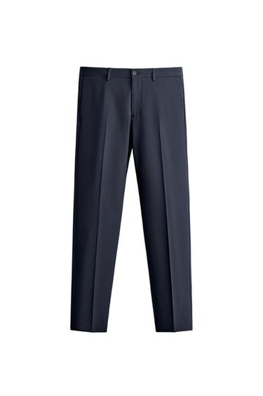COMFORT SUIT TROUSERS - Navy blue by Zara