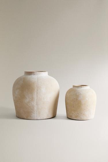 Zara CERAMIC VASE - 白色