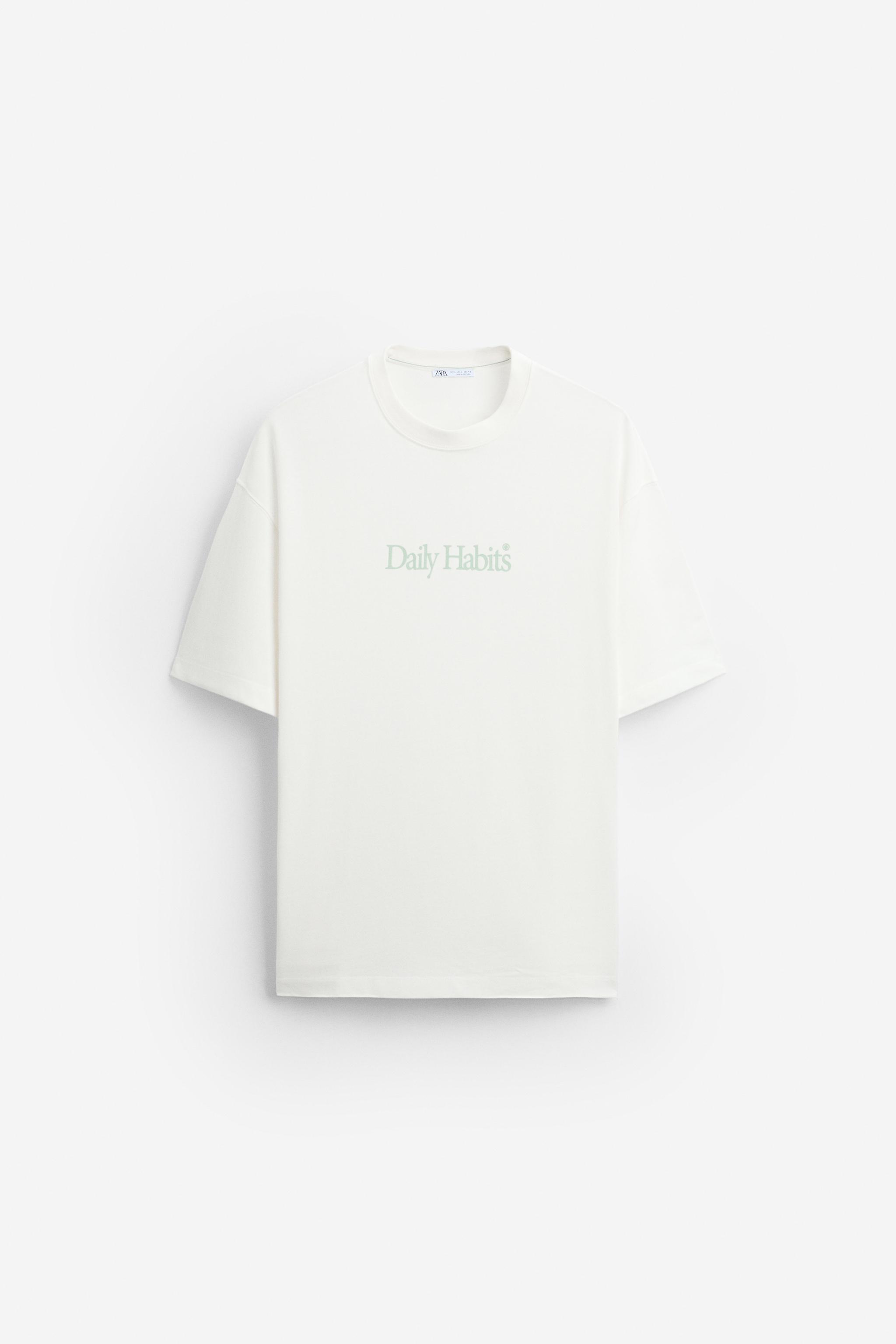 T-SHIRT À INSCRIPTION IMPRIMÉE