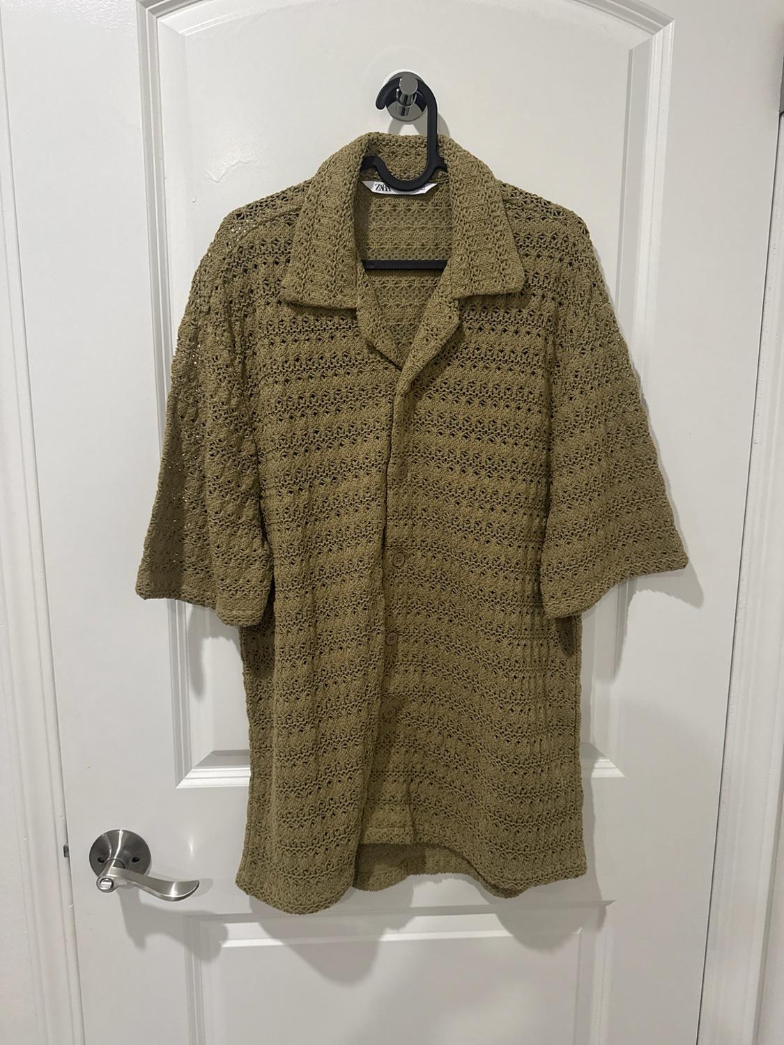 CROCHET TEXTURED SHIRT - Image 3