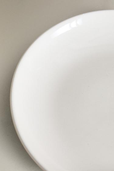 STONEWARE SIDE PLATE - White by Zara - Image 4